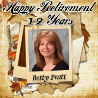 Happy Retirement Betty Pratt